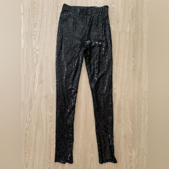 Sequin button up shirt matching sequin pants nwot - Picture 4 of 5